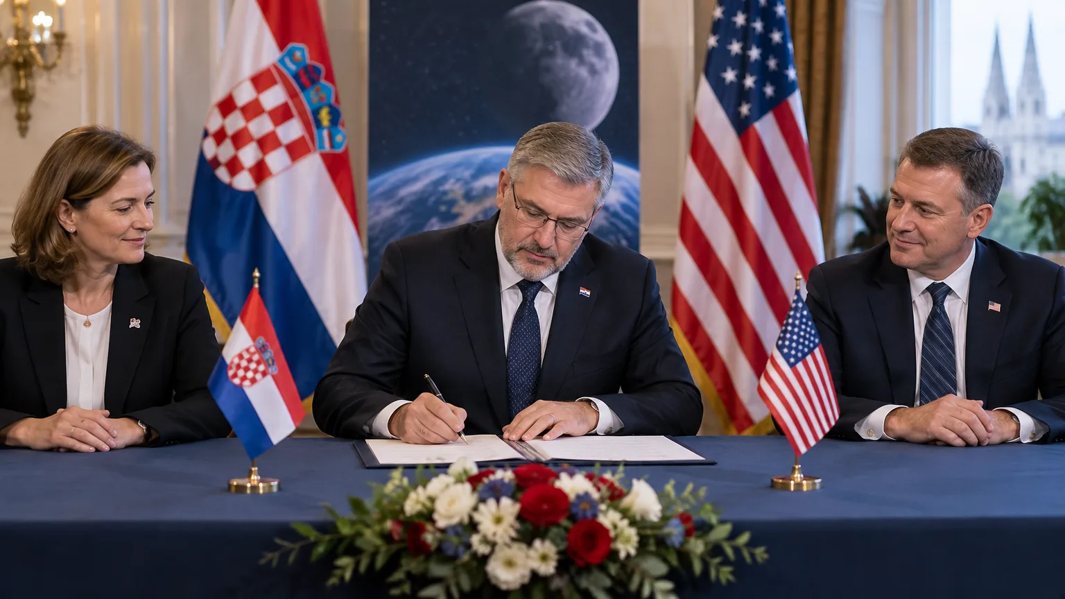 Chorvatsko se stalo 74. signatářem Artemis Accords