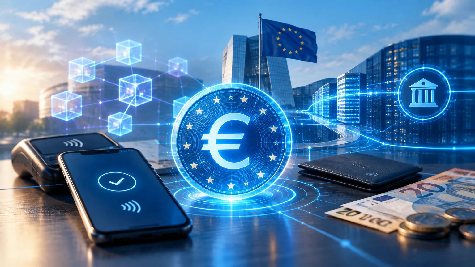ECB se věnovala digitalizaci peněz, plateb a financí