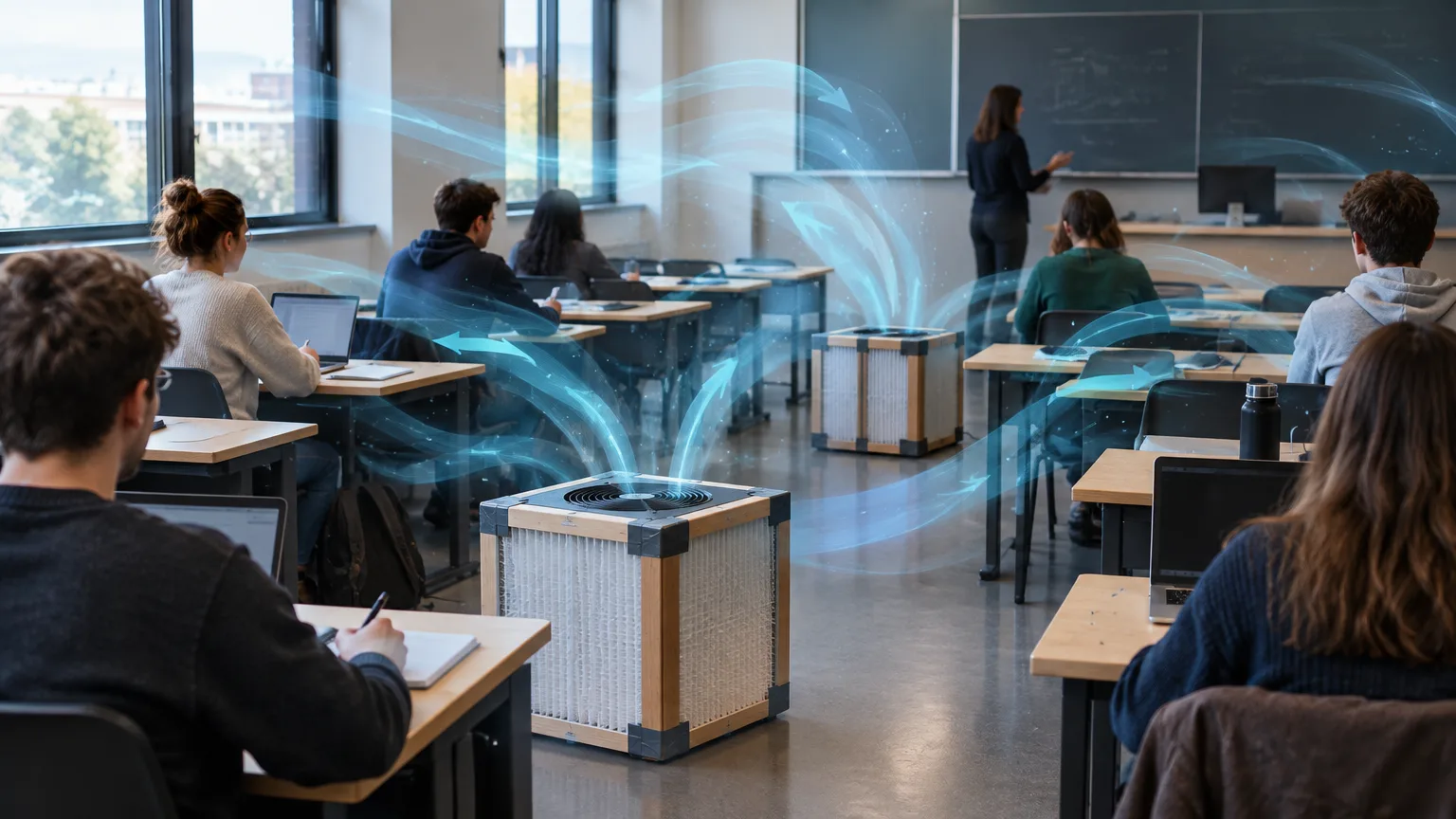Domácí filtrační systémy mohou zlepšit vzduch ve třídách